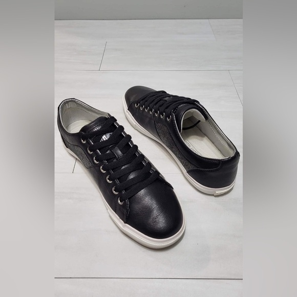 Levi’s Strauss & Co. Black Leather Men’s Causal Sneaker Shoe - Picture 7 of 11